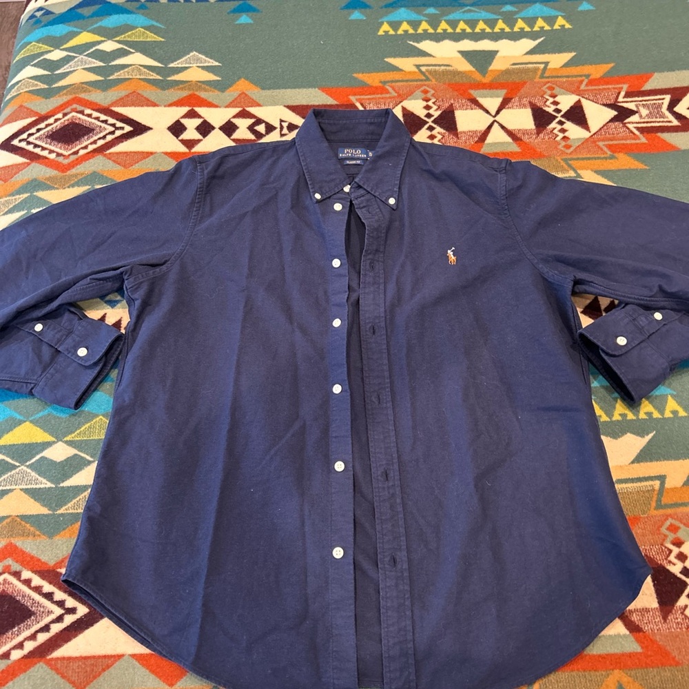 Polo by Ralph Lauren Blue Casual Button Down Shirt